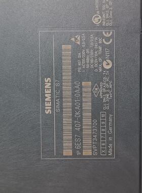 议价6ES7 407-0KA01-0AA0 工控自动化电源模块维修