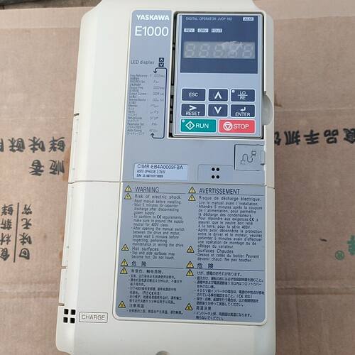 议价E1000 CIMR-EB4A0009FBA 安川变频器 3.7千瓦维修