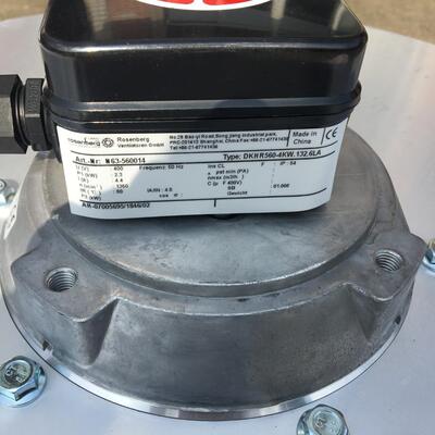 议价DKHR560-4KW.132.6LA 洛森工业风机 230V 尺寸225维修