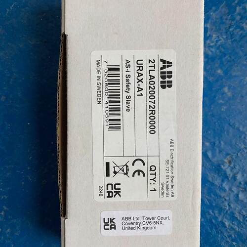 议价2TLA020072R0000 URAX-A1 ABB模块 AS-i安全从站工控配件维修