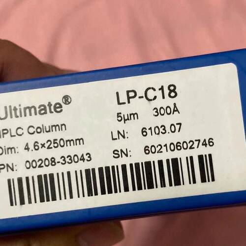 议价00208-33043 LP-C18 色谱柱 4.6×250mm 5μm 300Å HPLC维修