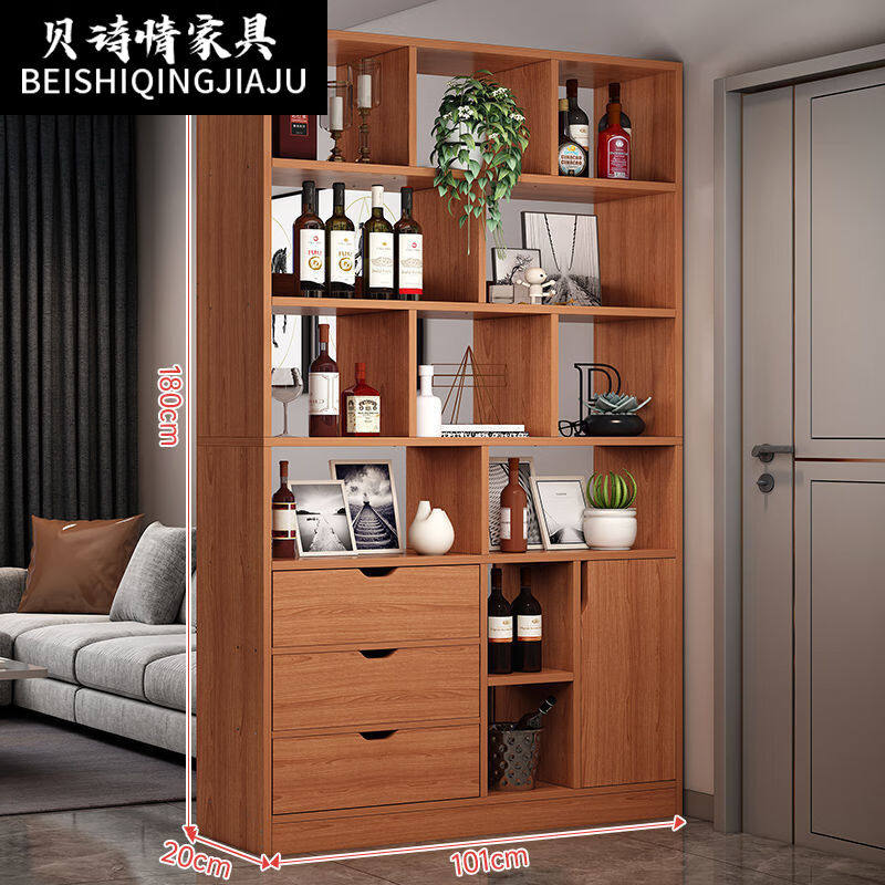 贝诗情2023新款玄关进门隔断鞋柜现代简约门厅间厅柜客厅装饰餐厅