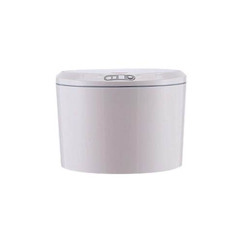 劳保佳桌面智能垃圾桶车载感应式全自动垃圾筒创意垃圾桶3L卡其色