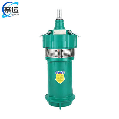奈运应急抽水泵QD多级潜水泵1.1kw1寸35m扬程2叶轮220v抽水泵大流