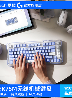【官方旗舰店】罗技K75M客制化无线机械键盘蓝牙热插拔全键双模