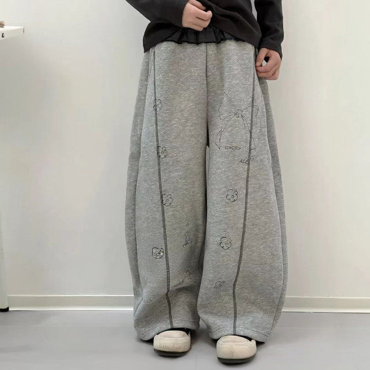 棉微弹印花春秋女裤子,童装/婴儿装/亲子装,裤子,淘宝优惠券,粉丝福利购,淘宝优惠卷