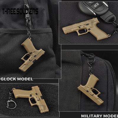 1:3可拆卸半合金尼龙 ttiG34战斗大师格洛克玩具摆件男孩金属模型