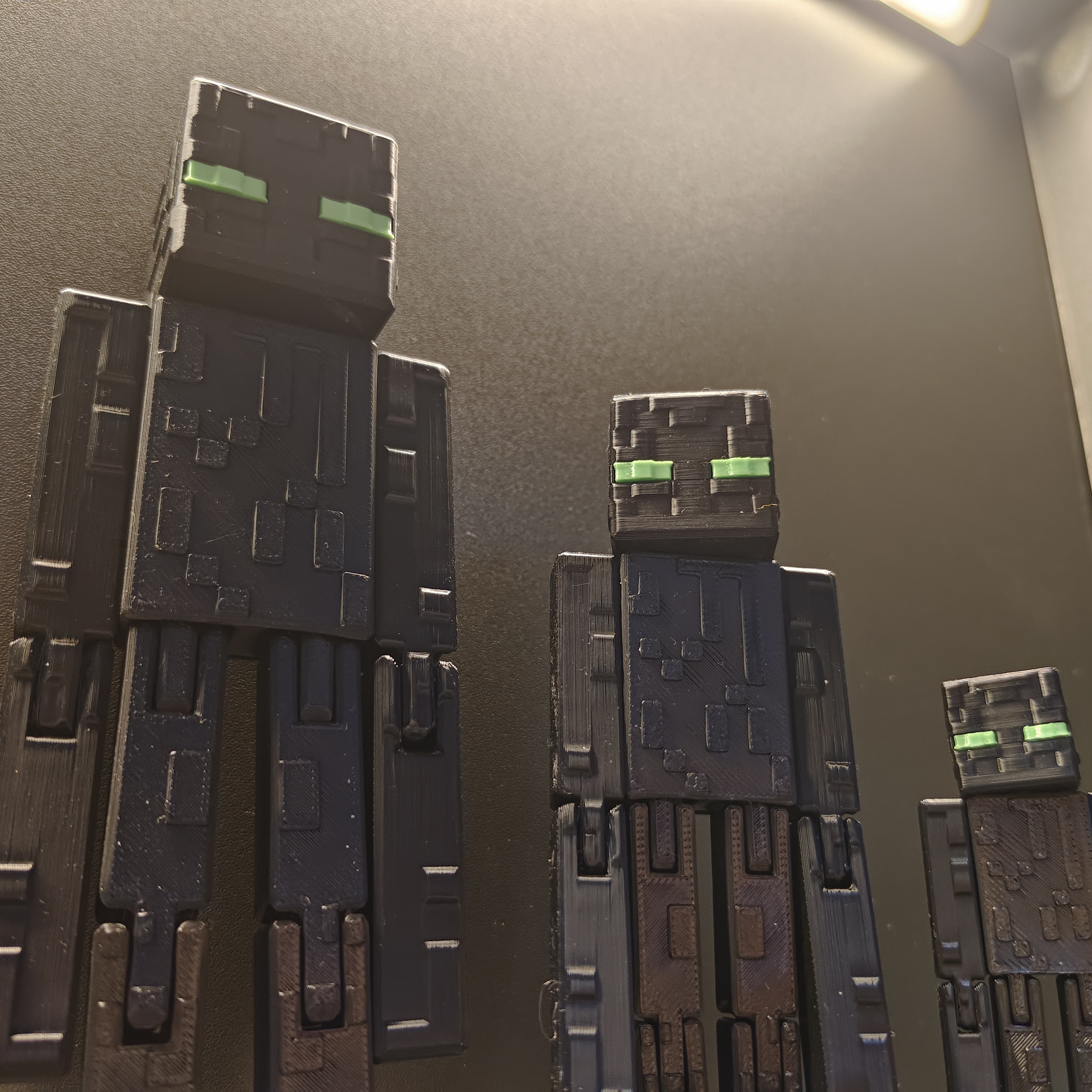 我的世界游戏周边可动人偶模型凋零王风暴史蒂夫3d打印烈焰动物狼