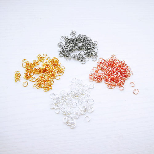 diy金色耳环项链多用途开口圈