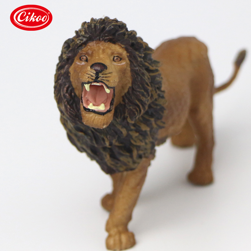 cikoo新款儿童仿真动物玩具模型公狮玩具模型 包邮