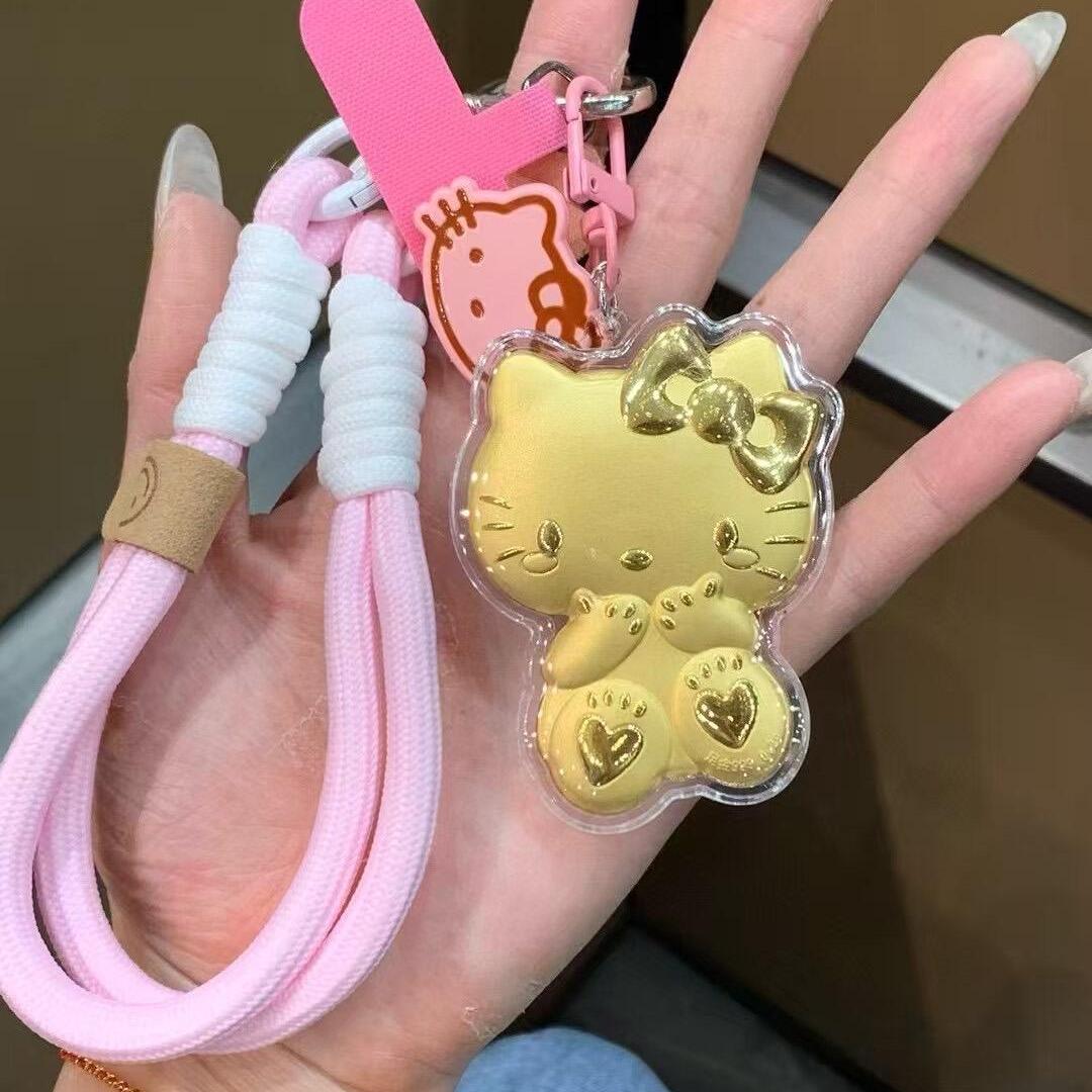 卡通KT猫挂件含金Hello手机挂件