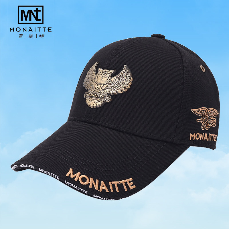 高档帽子男新款春秋鸭舌帽高尔夫硬顶四季遮阳防晒大头棒球帽女潮