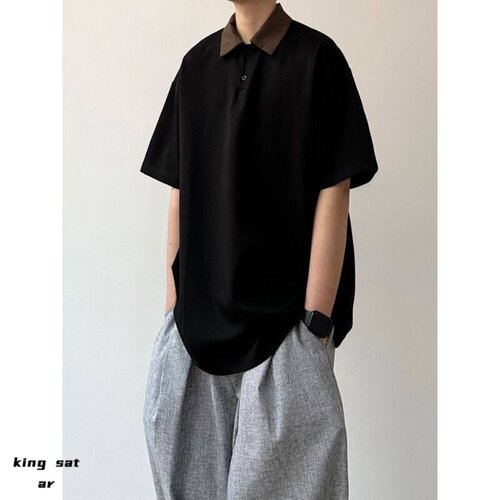 JOYZONE日系复古撞色翻领