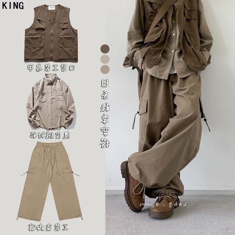 春秋季日系复古穿搭整套宽