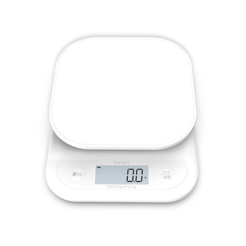 威衡厨房电子称3kg/0.1g家用食物调料烘焙秤小型药材电子克称包邮