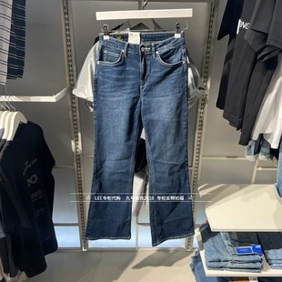 Lee正品 2025新款女士427显瘦微喇牛仔裤LWB100427100333-A08237
