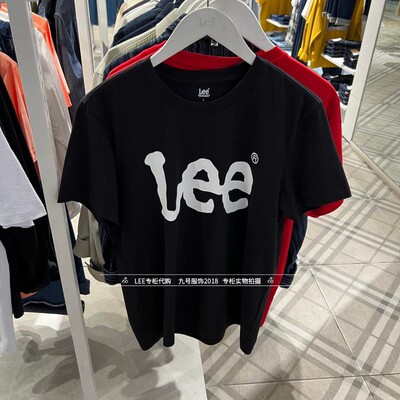 lee短袖LOGO印花男士短袖T恤