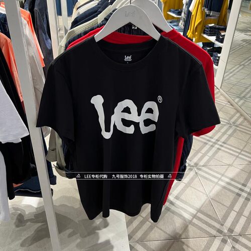 lee短袖LOGO印花男士短袖T恤