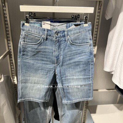 Lee男士精玉透晾2025牛仔短裤