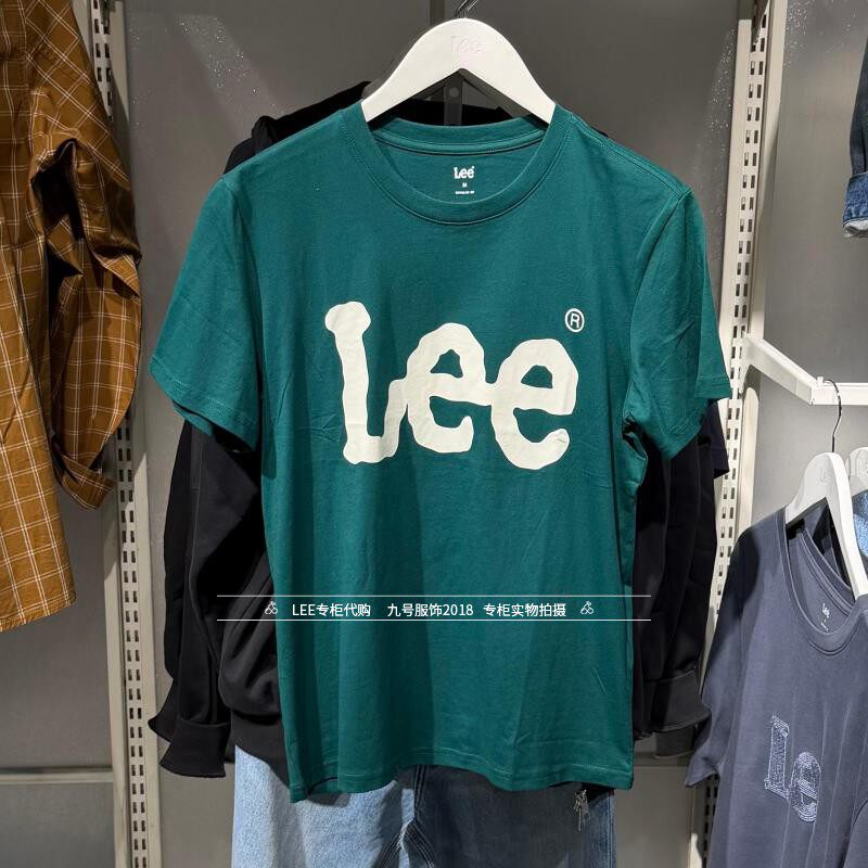 Lee正品2026新款男士经典LOGO印花短袖T恤LMT011951211000-A09718