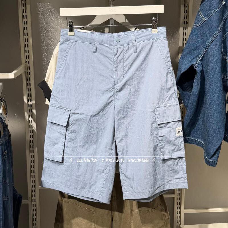 Lee正品 2026新款男士透凉工装风休闲短裤LMB012546210945-A09726