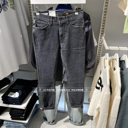 Lee正品2024冬男士709暖岩恒温修身牛仔裤LMB1007092VL00F-A04676
