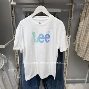 Lee正品2026新款女士经典LOGO印花短袖T恤LWT012531211000-K14000