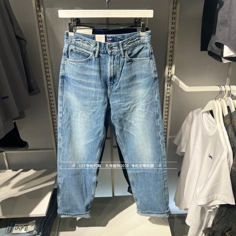 Lee正品 2025秋款男士101+宽松直筒牛仔裤LMB010141203414-A09323