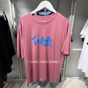 Lee正品2026新款男士圆领印花纯棉短袖T恤LMT012026211000-A09720