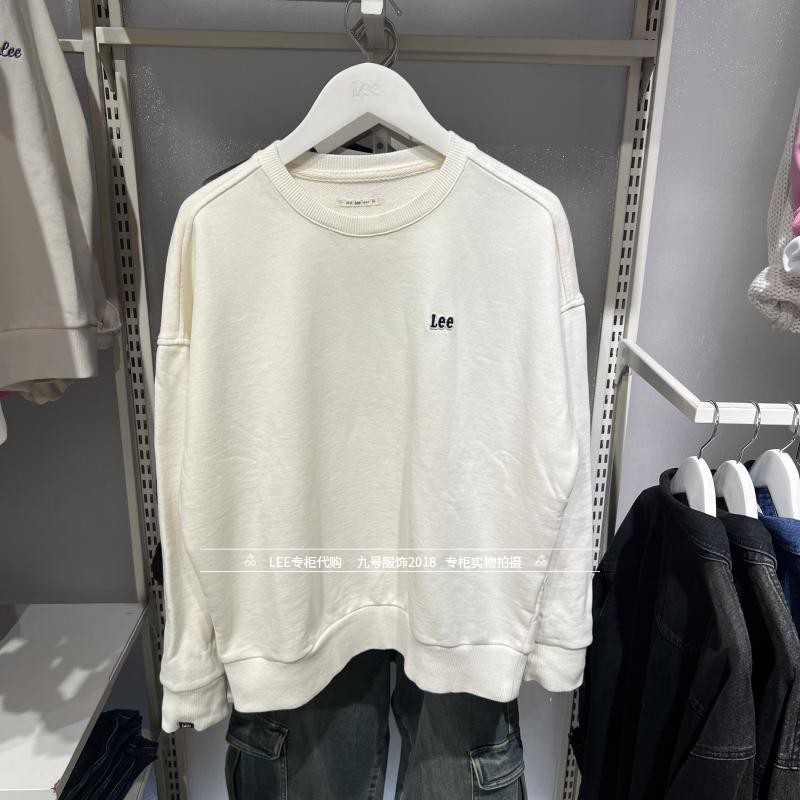 绣标Lee青春流行圆领卫衣
