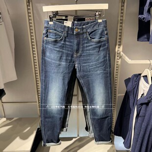 Lee正品2025秋冬男士加绒705小直筒牛仔裤LMB256705101292-A09176
