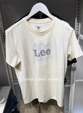 Lee正品2026新款男士101+LOGO印花短袖T恤LMT012982211000-A11003
