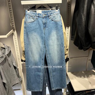 Lee正品 2026春款女士429宽松直筒牛仔裤LWB261429101291-A07921