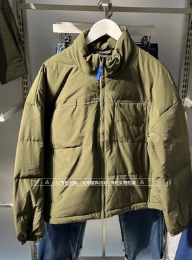 Lee正品 2025秋冬男士军绿立领休闲羽绒服LMT011313209271-A09130
