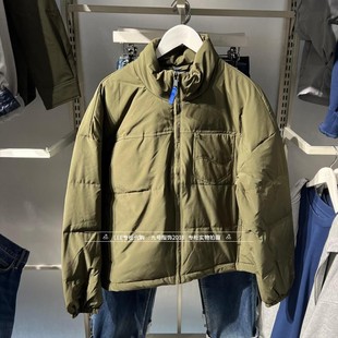 A09130 军绿立领休闲羽绒服LMT011313209271 Lee正品 2025秋冬男士