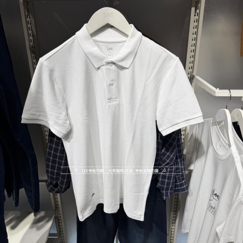 Lee正品 2026新款男士翻领简约短袖POLO衫LMT011954211001-K14000