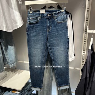 Lee正品2025秋冬款女士413宽松小脚牛仔裤LWB256413209165-A09024
