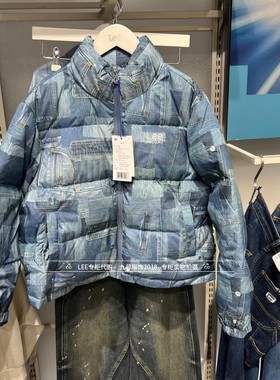 Lee正品 2025秋冬女士时尚立领羽绒服外套LWT011371209193-A09119