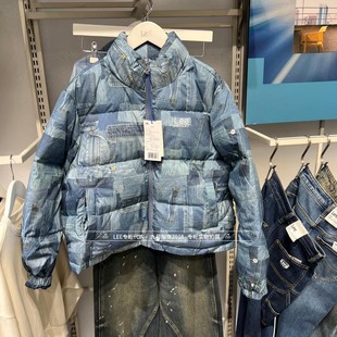 A09119 立领羽绒服外套LWT011371209193 Lee正品 2025秋冬女士时尚