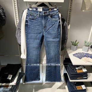 Lee正品24秋冬女士426暖岩恒温微喇牛仔裤LWB2464265FF00F-A03687