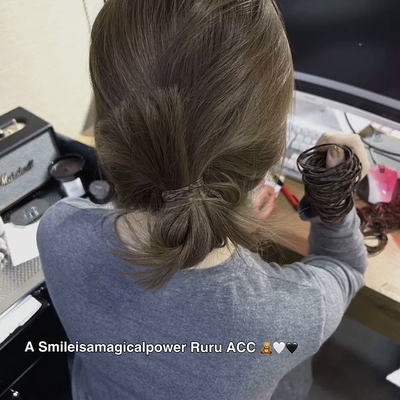 基础百搭咖色豹纹弹力发圈头绳