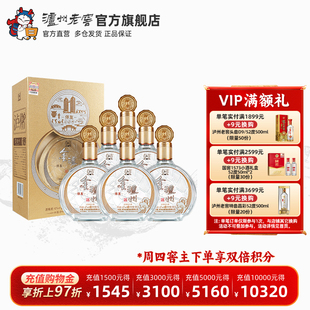 金泸州酒伴友42度500ml 泸州老窖 6瓶浓香型佳节送礼 官方直营