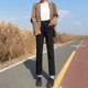 裤 小直筒裤 百搭休闲小脚烟管西装 高腰显瘦修身 女九分2026春秋新款