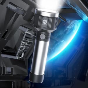 久量9186可充电可换2000毫安锂电强光远射家用应急户外便携手电筒