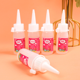 酒精胶不织布麻绳纽扣画胶儿童DIY安全手工胶水保丽龙透明软胶水