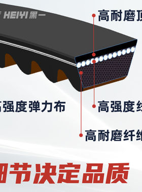 黑一齿形带 沃得皓龙轮式机左,右过桥带 SC140/SC3592LW