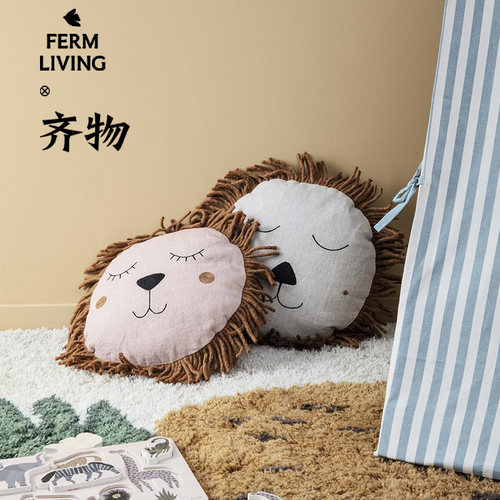 FermLivingSafariCushion抱枕