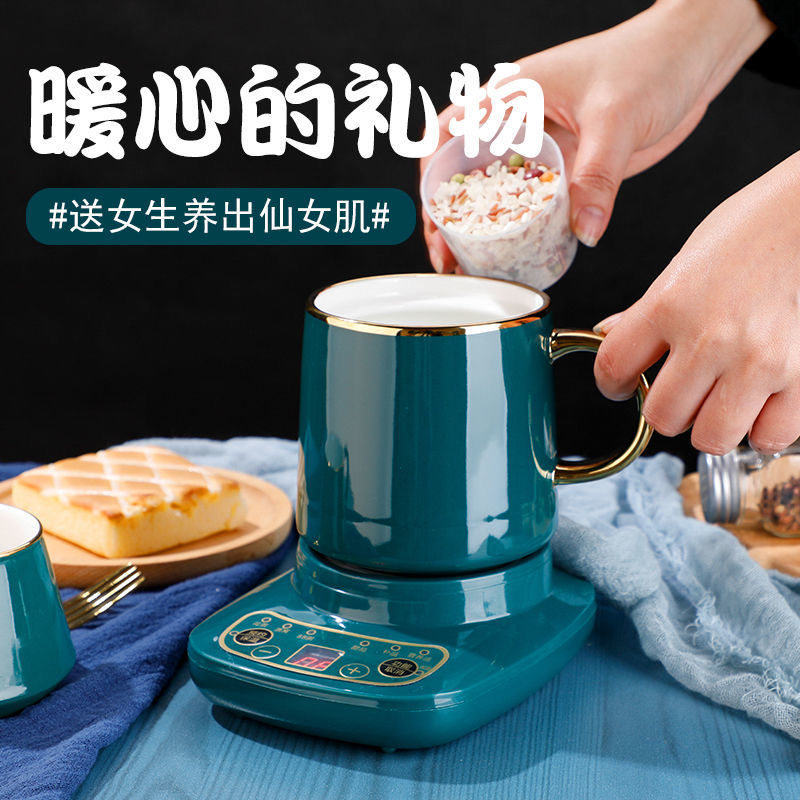 迷你办公室养生炖杯电热全自动煮粥杯电炖小型多功能加热水杯1人2