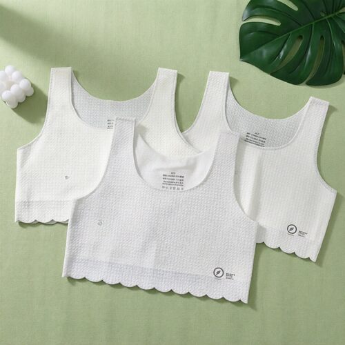 26春夏新款阿宝托比女童内衣儿童一阶段防凸点背心小冰皮少女文胸