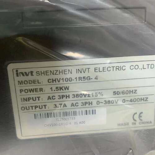 议价变频器CHV100-1R5G-4 1.5KW AC 3PH 380V 3.7A